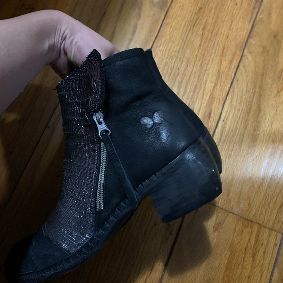 felmini falling in love boots black metallic booties - Picture 6 of 12